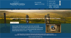 Desktop Screenshot of bennettoakley.co.uk